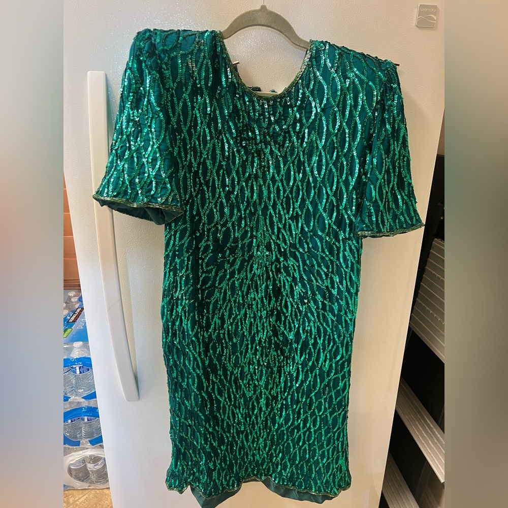 Vintage Lawrence Kazar dress.